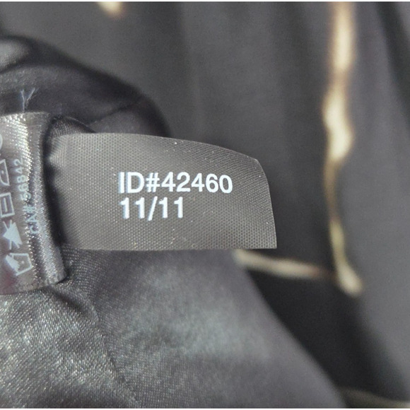 Vintage Y2K Express Black Halter Maxi Dress Size S Ikat Sequins Formal Party - Picture 11 of 11